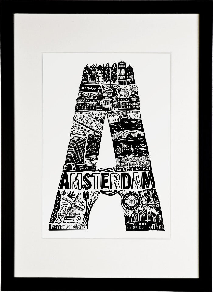 Amsterdam Print - Lucy Loves This-European City Prints