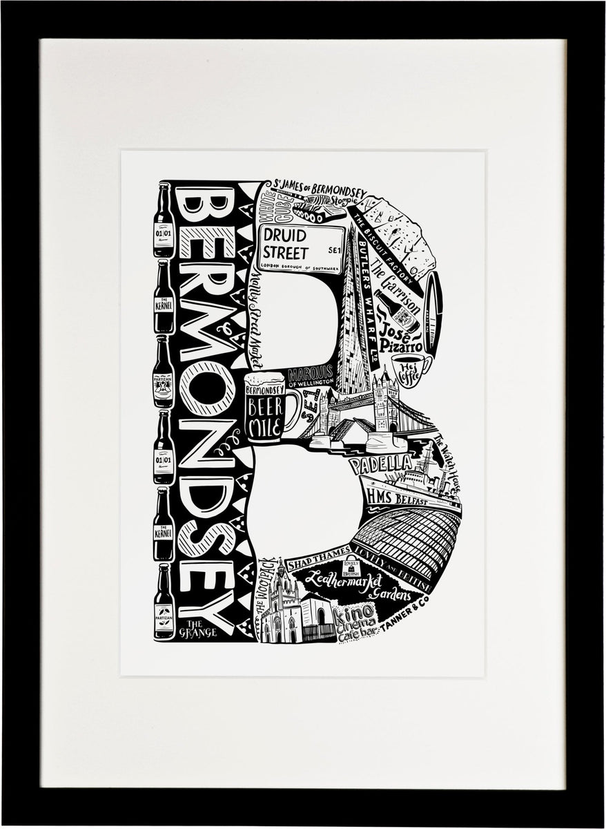 Bermondsey print Bermondsey gift Lucy Loves This