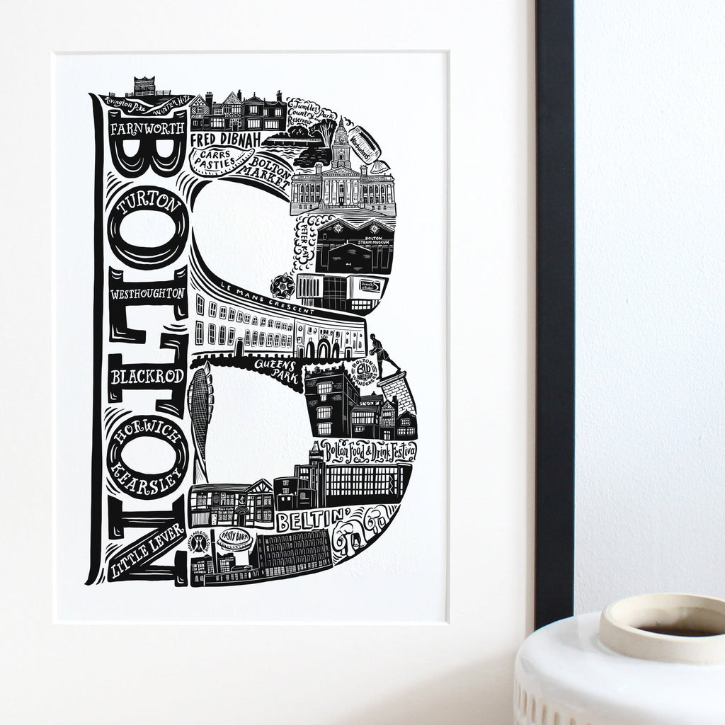 Bolton Print - Lucy Loves This-U.K City Prints