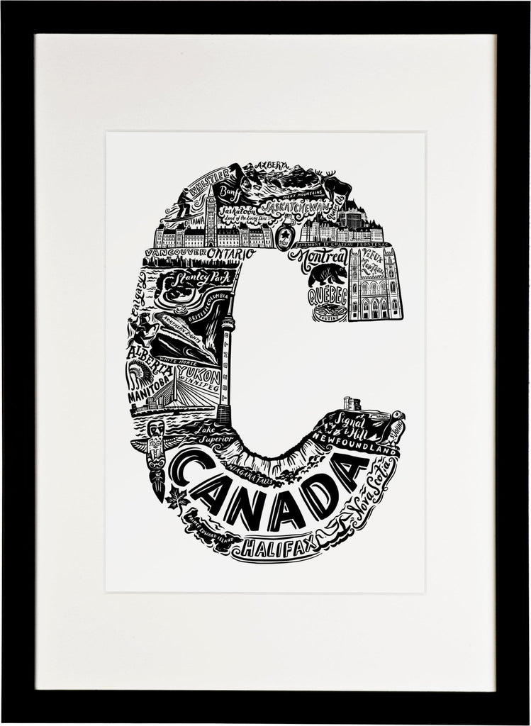 Canada Print - Lucy Loves This-U.K City Prints