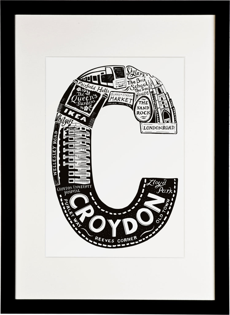 Croydon print - Lucy Loves This-U.K City Prints