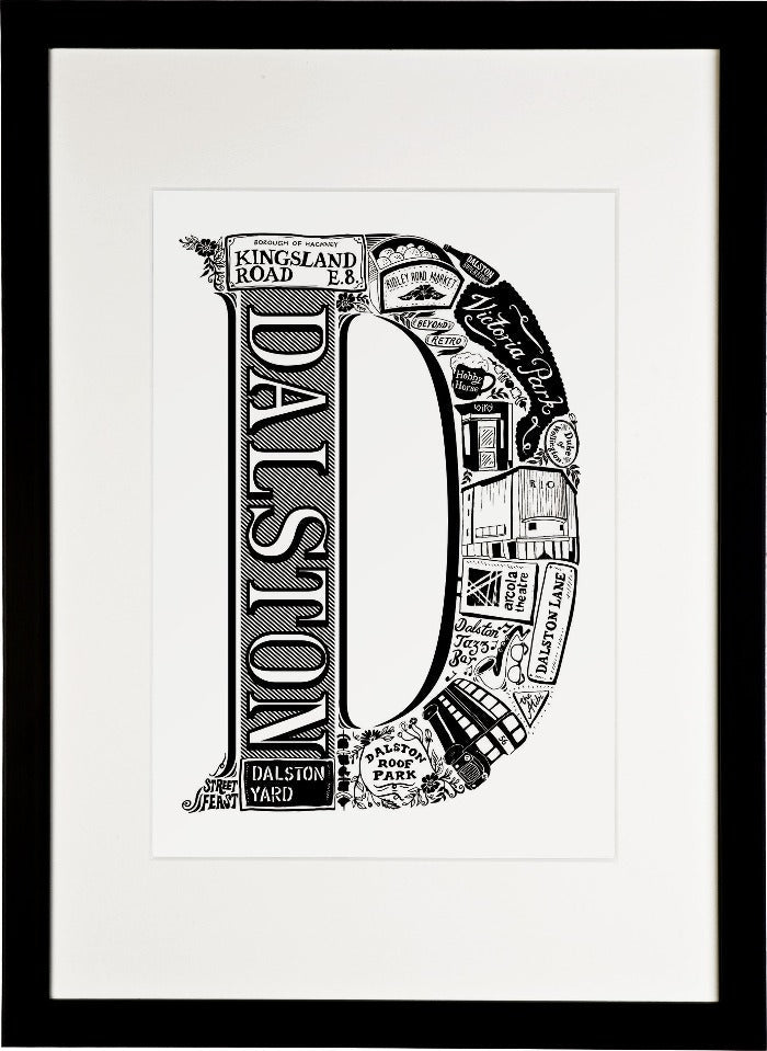 Dalston print - Lucy Loves This-U.K City Prints