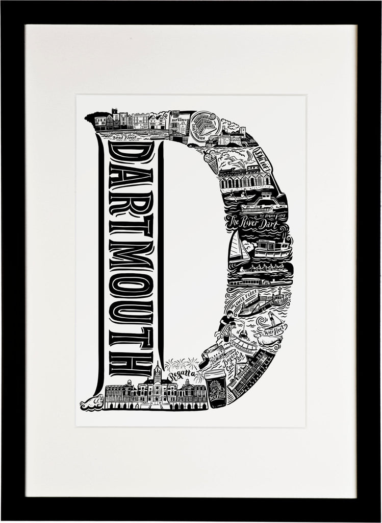 Dartmouth Print - Lucy Loves This-U.K City Prints