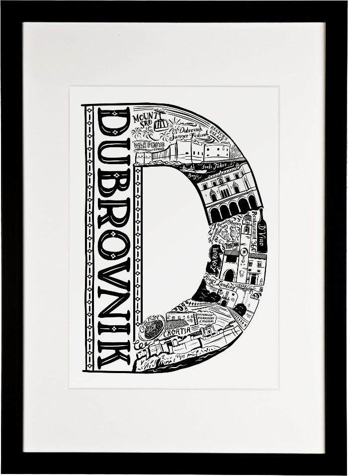 Dubrovnik Print - Lucy Loves This-European City Prints
