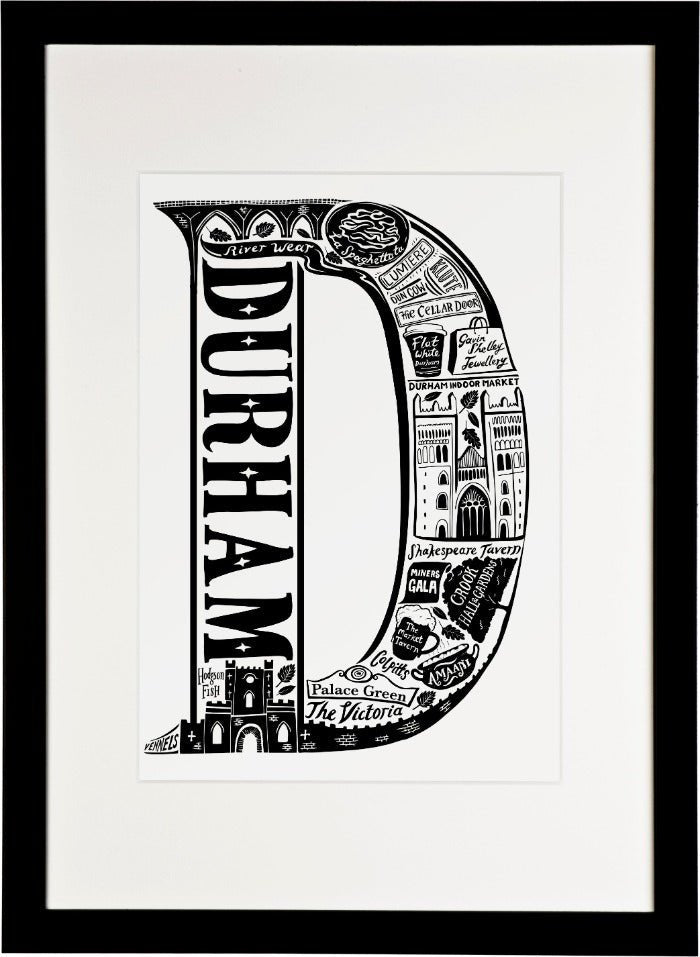 Durham Print - Lucy Loves This-U.K City Prints