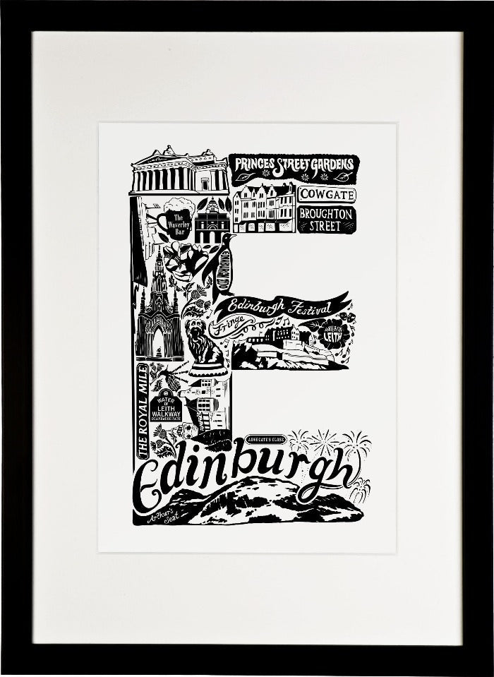 Edinburgh Print - Lucy Loves This-U.K City Prints