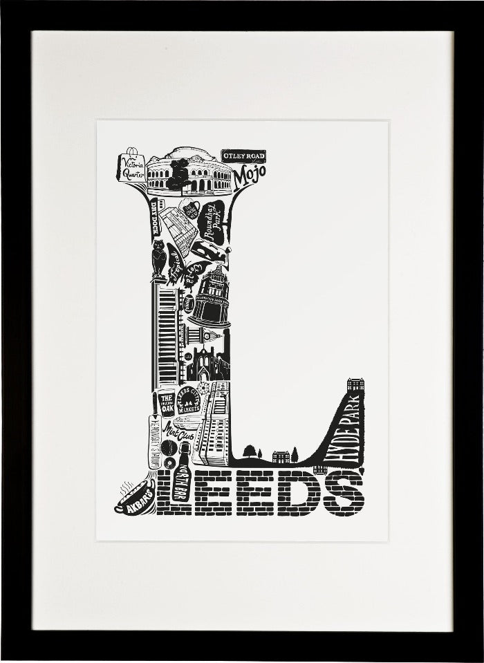 Leeds Print - Lucy Loves This-U.K City Prints
