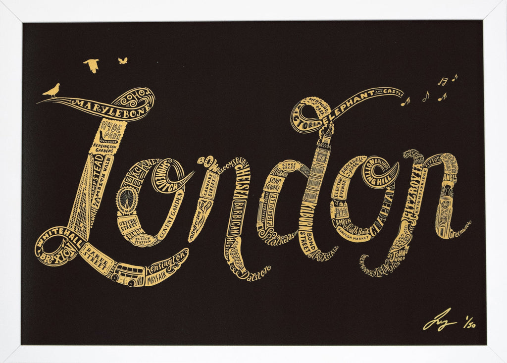 Limited Edition London Print - Lucy Loves This-U.K City Prints