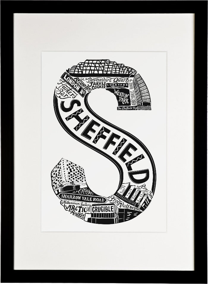 Sheffield Print - Lucy Loves This-U.K City Prints
