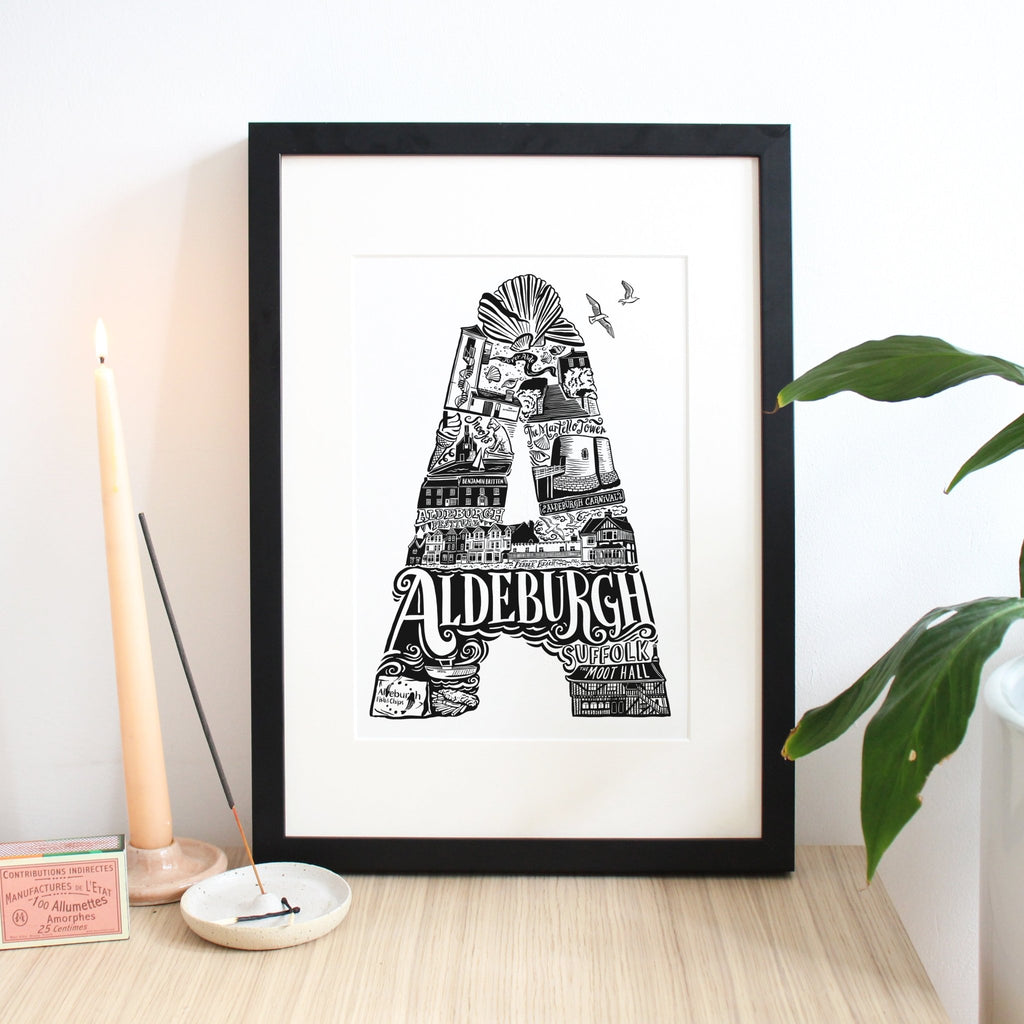 Aldeburgh Print - Lucy Loves This - U.K City Prints