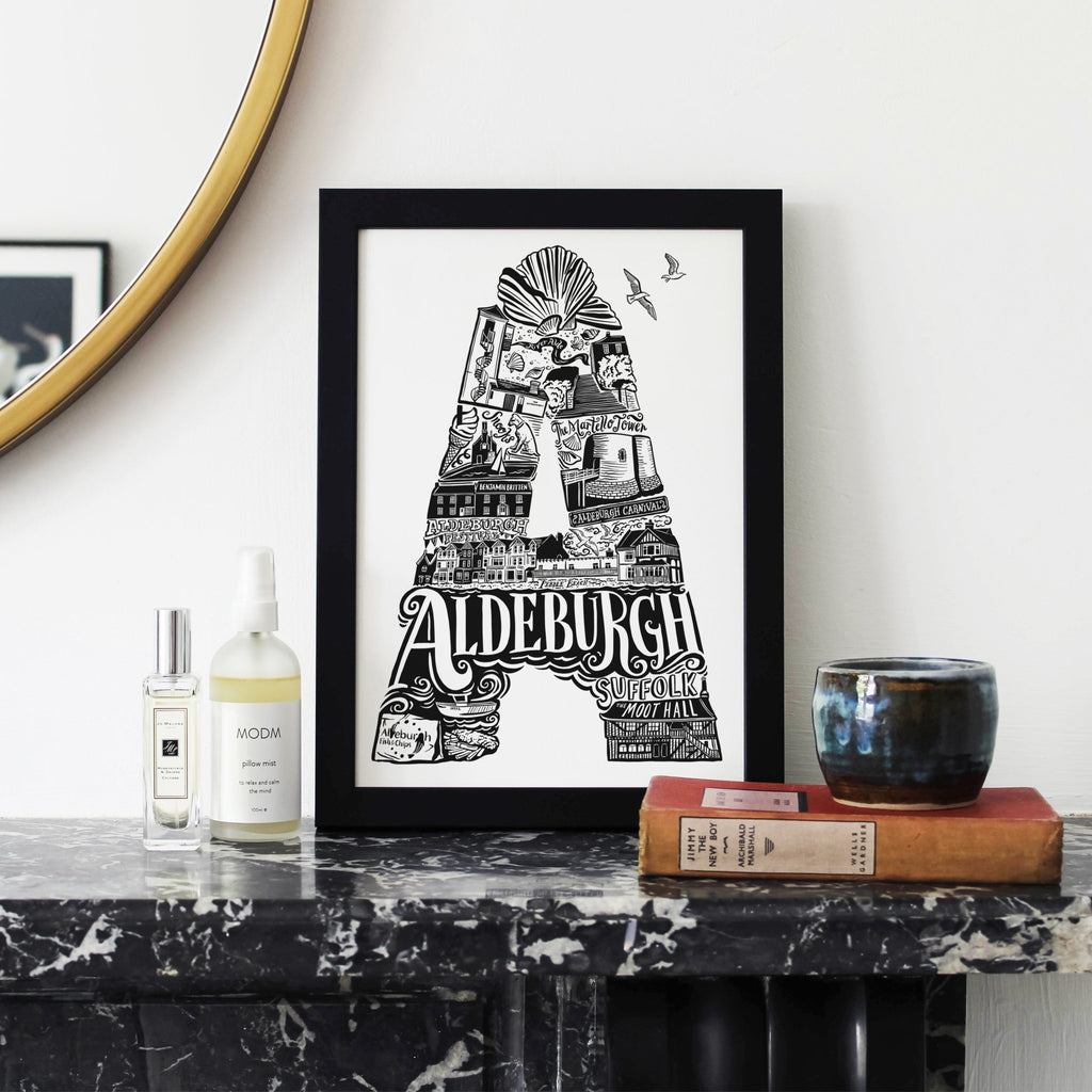 Aldeburgh Print - Lucy Loves This - U.K City Prints