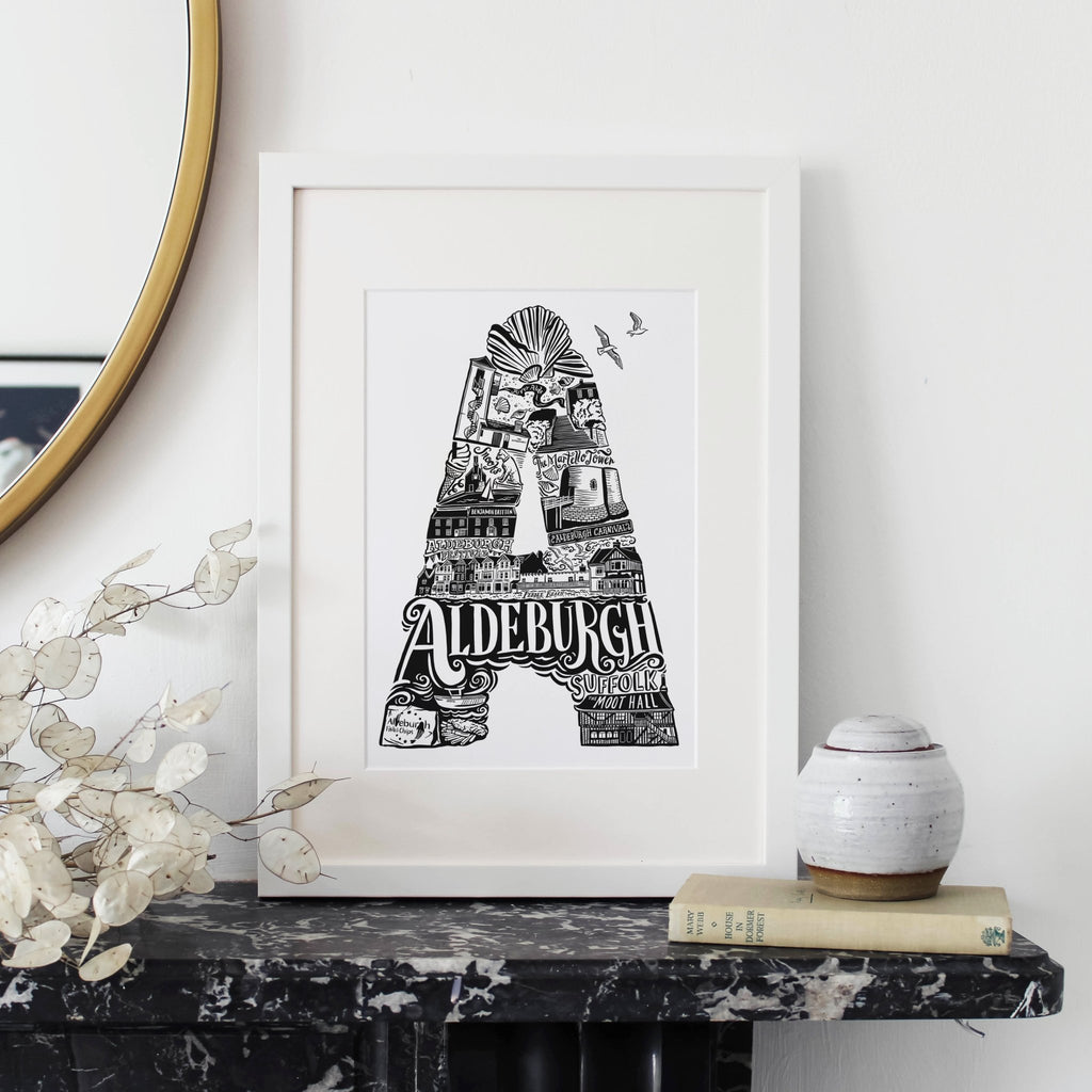 Aldeburgh Print - Lucy Loves This - U.K City Prints