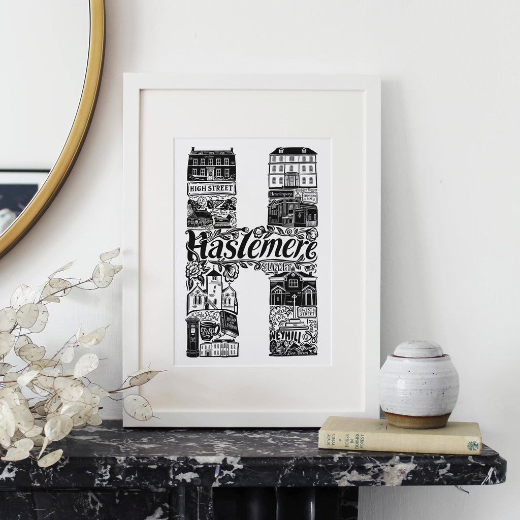 Haslemere Print - Lucy Loves This - U.K City Prints