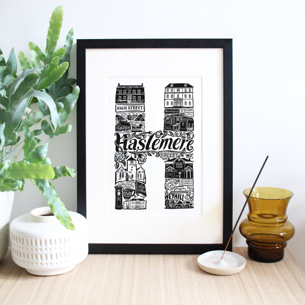 Haslemere Print - Lucy Loves This - U.K City Prints