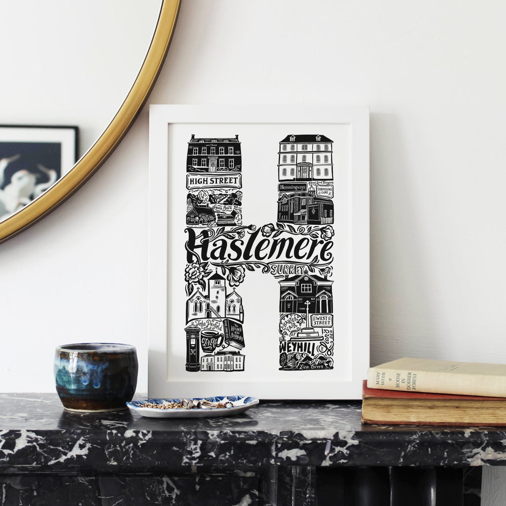 Haslemere Print - Lucy Loves This - U.K City Prints