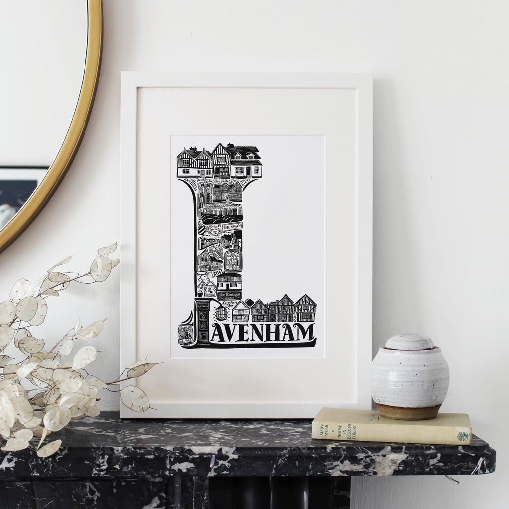 Lavenham Print - Lucy Loves This - U.K City Prints