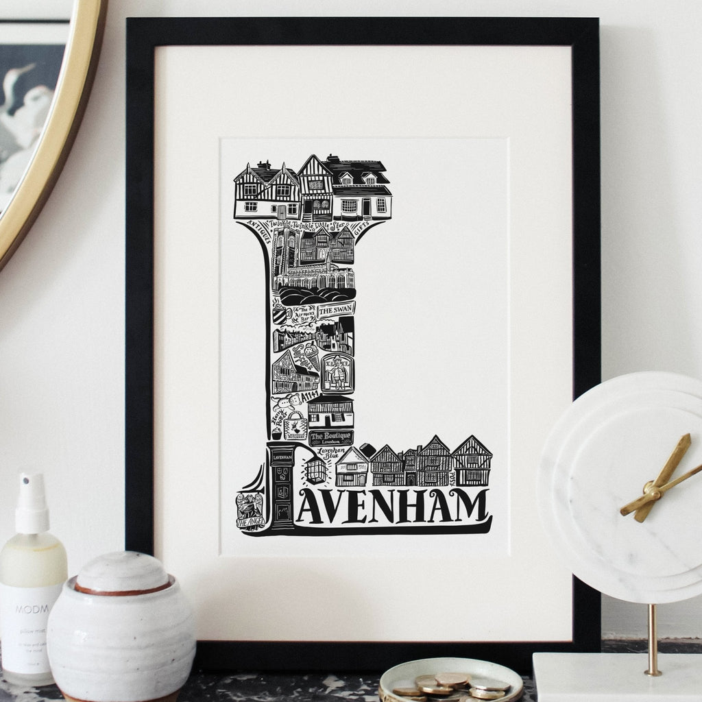 Lavenham Print - Lucy Loves This - U.K City Prints