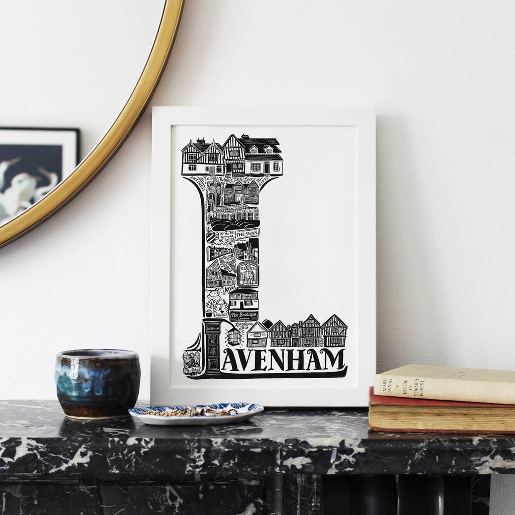 Lavenham Print - Lucy Loves This - U.K City Prints