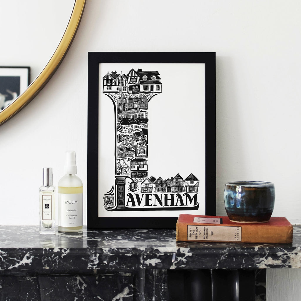 Lavenham Print - Lucy Loves This - U.K City Prints