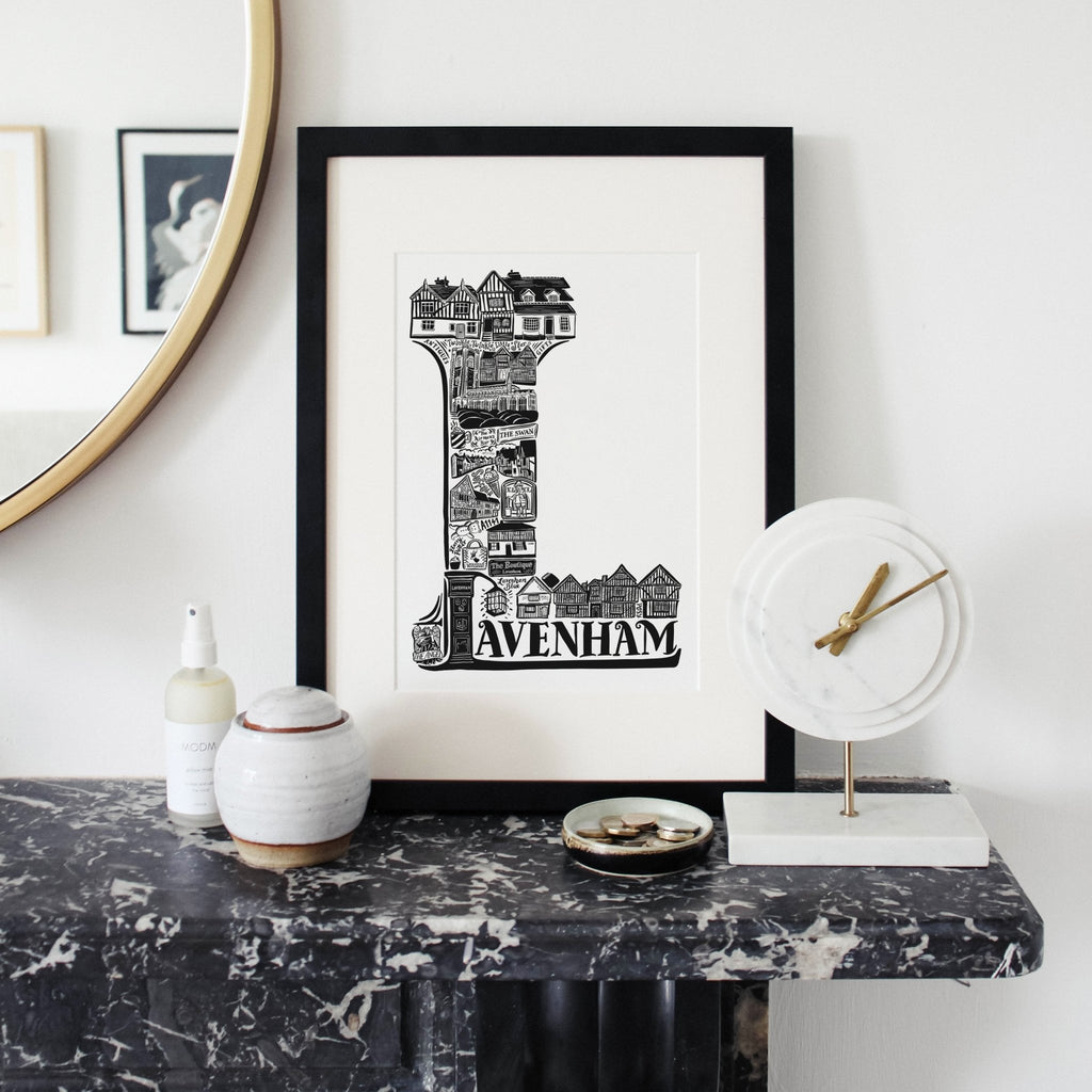 Lavenham Print - Lucy Loves This - U.K City Prints