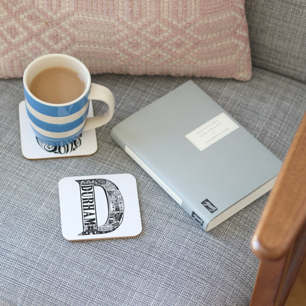 Location Letter Coaster Sets - PREORDER for delivery w/c 9 December 2024 - Lucy Loves This - Location Letter Mugs And Coasters