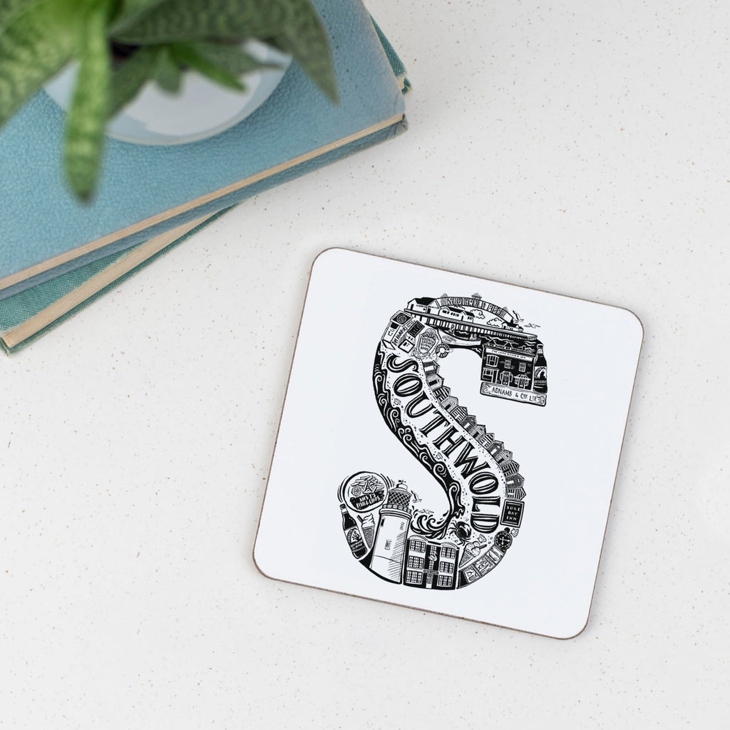 Location Letter Coaster Sets - PREORDER for delivery w/c 9 December 2024 - Lucy Loves This - Location Letter Mugs And Coasters