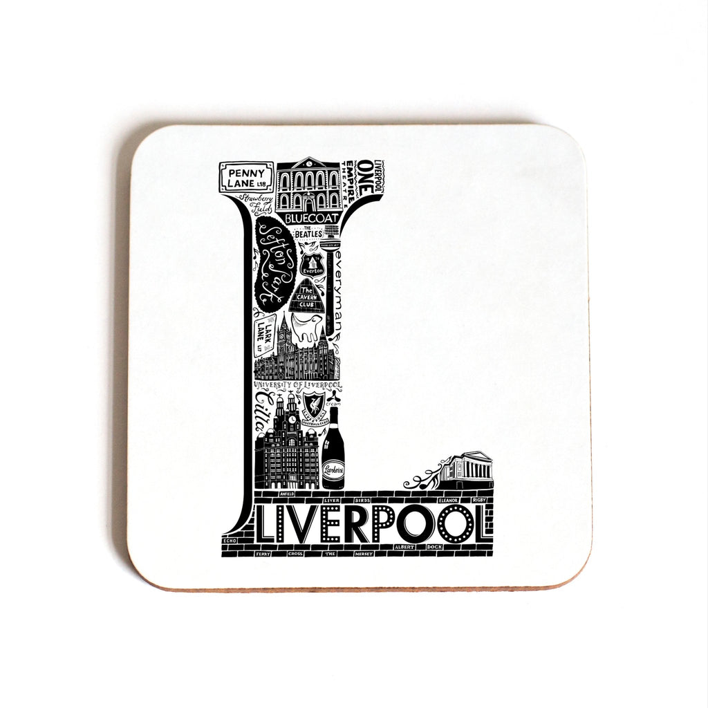 Location Letter Coaster Sets - PREORDER for delivery w/c 9 December 2024 - Lucy Loves This - Location Letter Mugs And Coasters