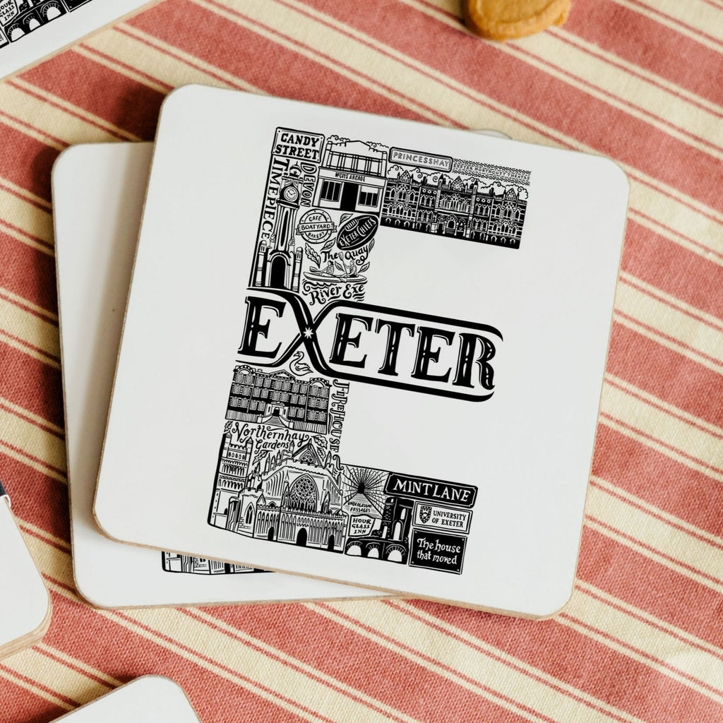 Location Letter Coasters - Lucy Loves This - Location Letter Mugs And Coasters