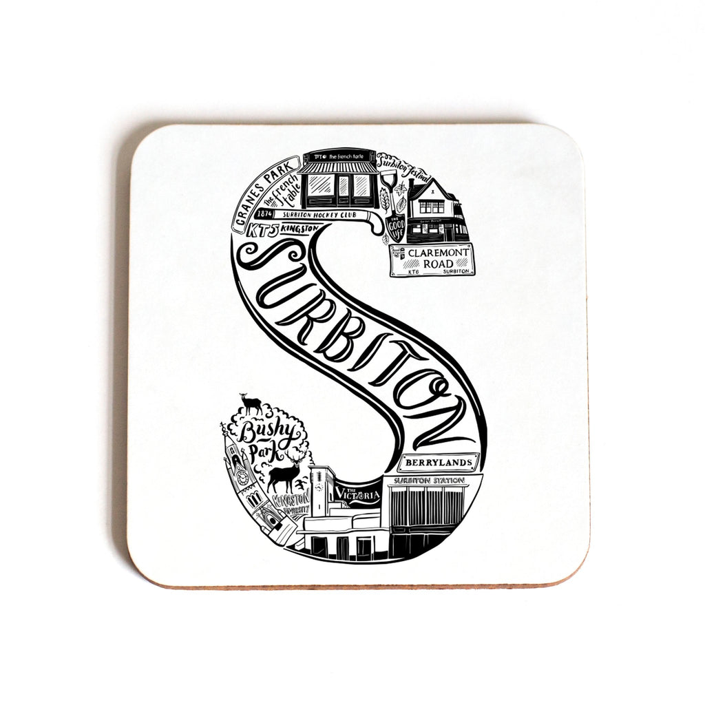 Location Letter Coasters - Lucy Loves This - Location Letter Mugs And Coasters