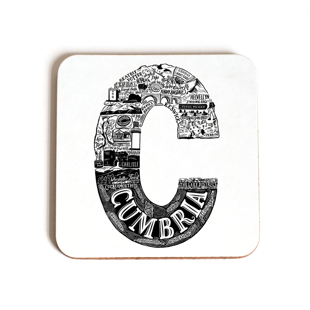 Location Letter Coasters - Lucy Loves This - Location Letter Mugs And Coasters