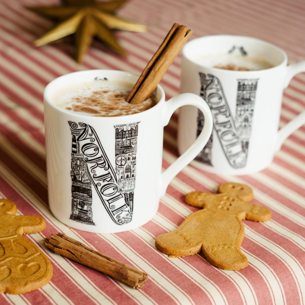 Location Letter Mug Giftset - PREORDER for delivery w/c 9 December 2024 - Lucy Loves This - Location Letter Mugs And Coasters