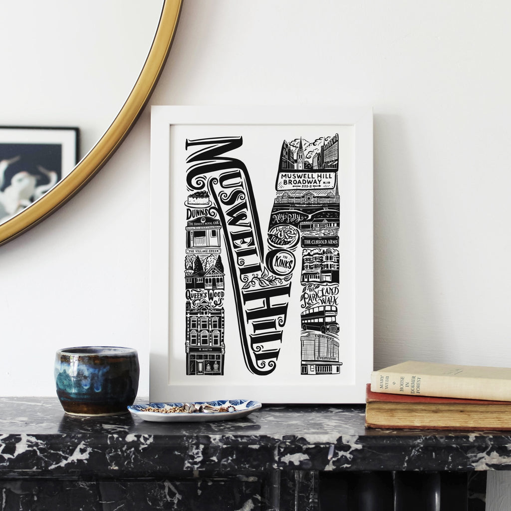 Muswell Hill Print - Lucy Loves This - U.K City Prints