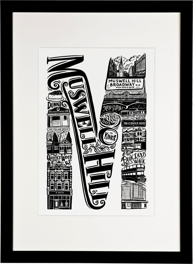 Muswell Hill Print - Lucy Loves This - U.K City Prints