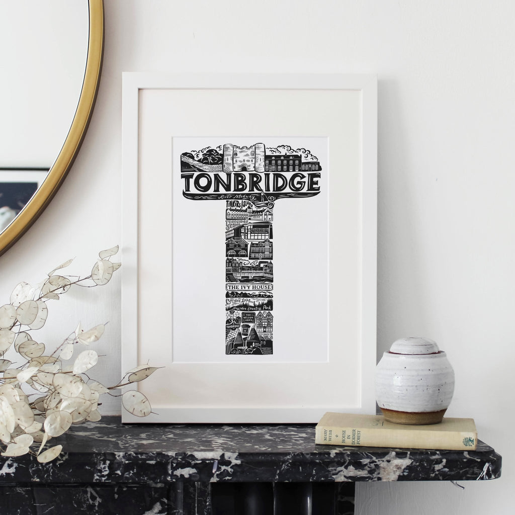 Tonbridge Print - Lucy Loves This-U.K City Prints