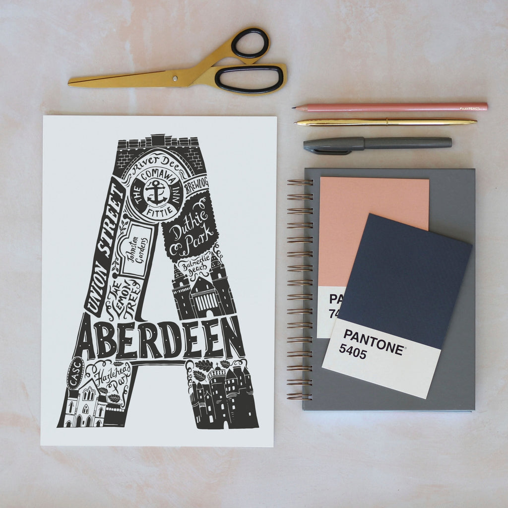 Aberdeen Print - Lucy Loves This-U.K City Prints