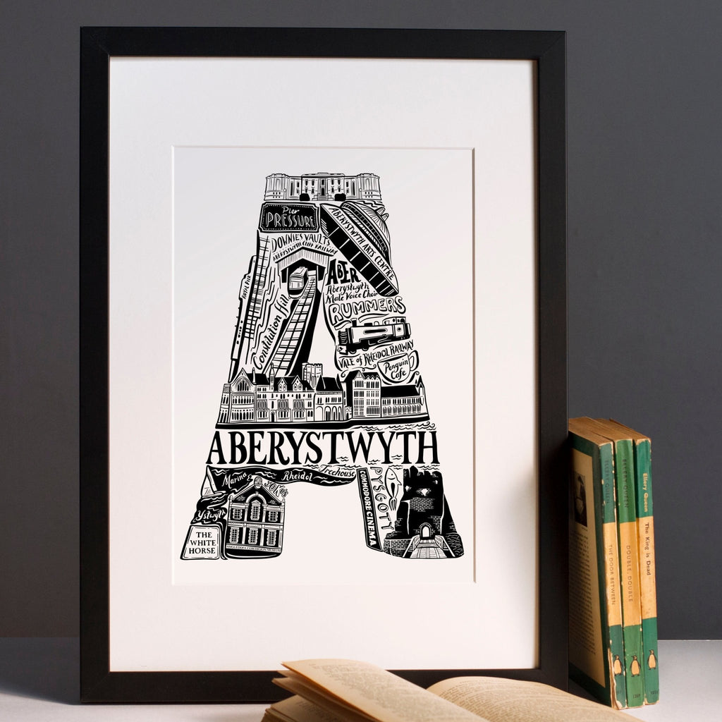 Aberystwyth Print - Lucy Loves This-U.K City Prints