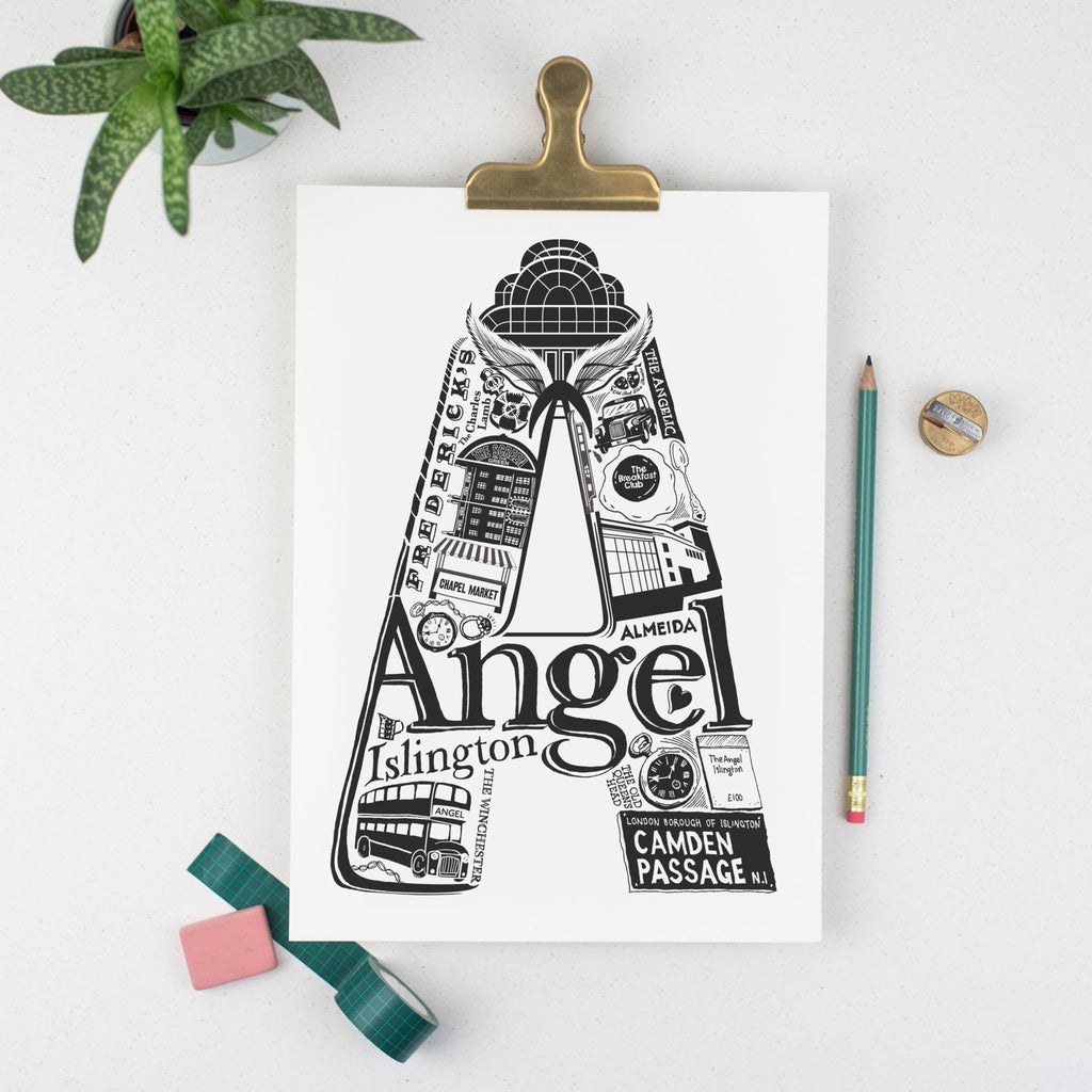 Angel print - Lucy Loves This-