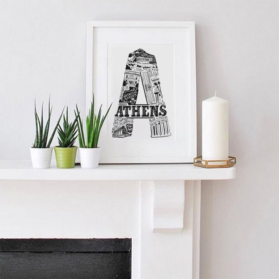 Athens Print - Lucy Loves This-European City Prints