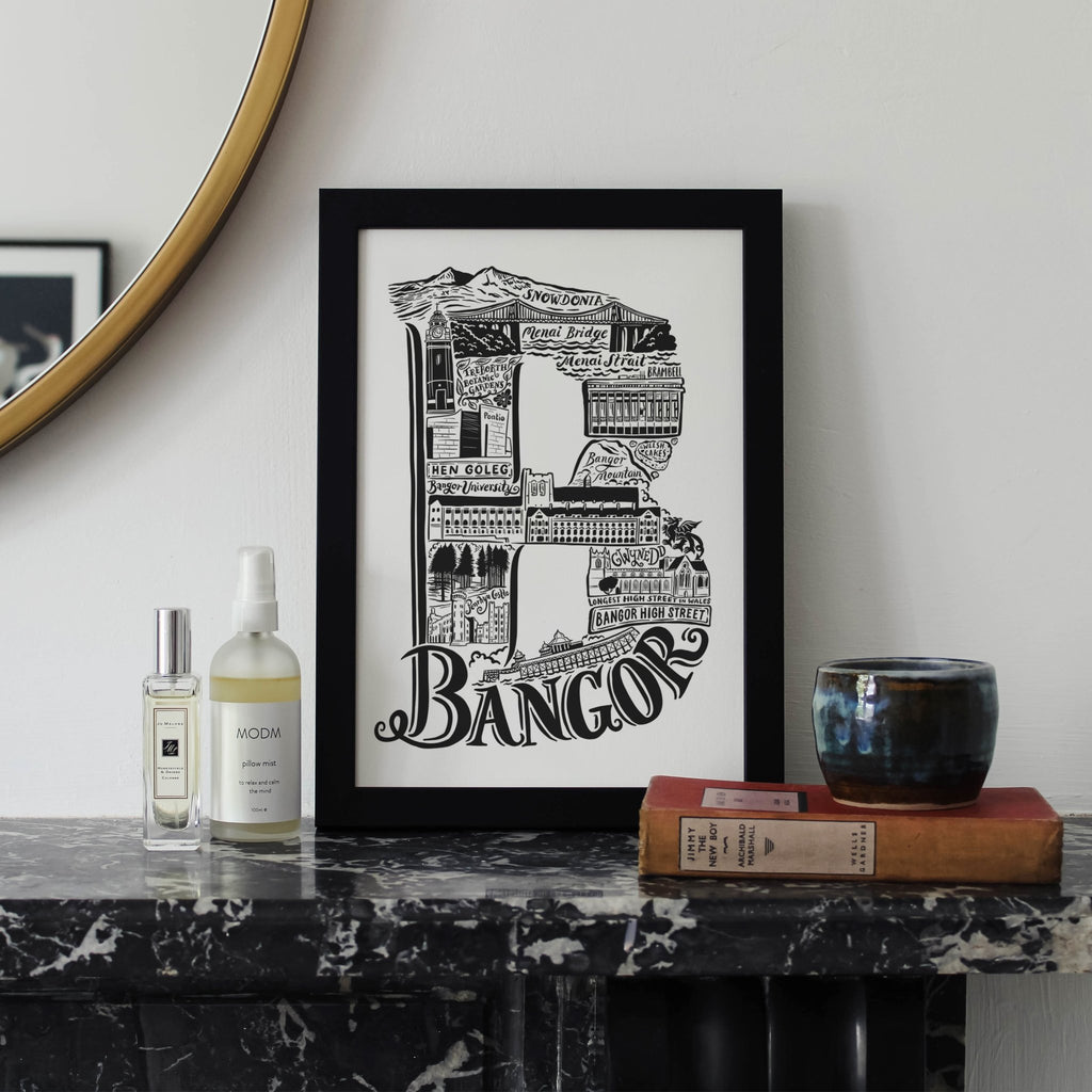 Bangor Print - Lucy Loves This-U.K City Prints