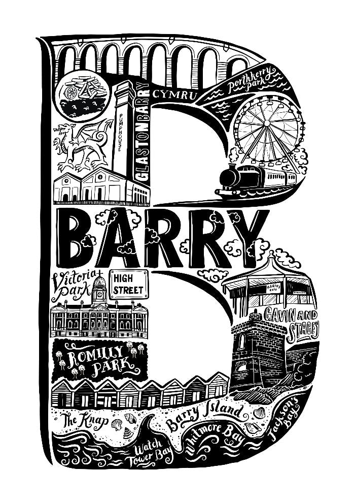 Barry Print - Lucy Loves This-U.K City Prints
