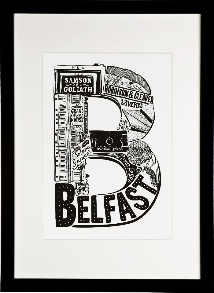 Belfast print - Lucy Loves This-U.K City Prints