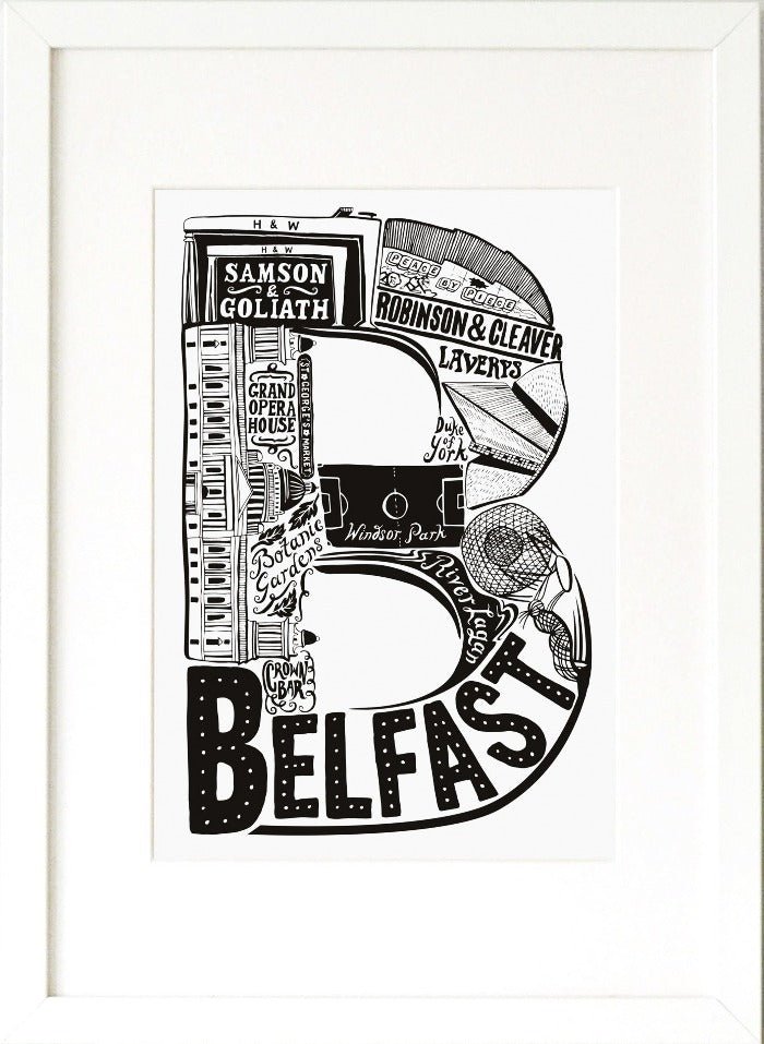Belfast print - Lucy Loves This-U.K City Prints