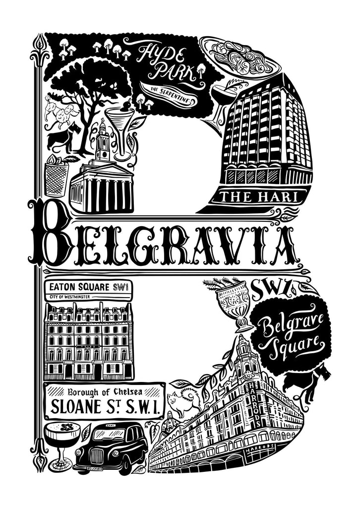 Belgravia Print - Lucy Loves This-U.K City Prints