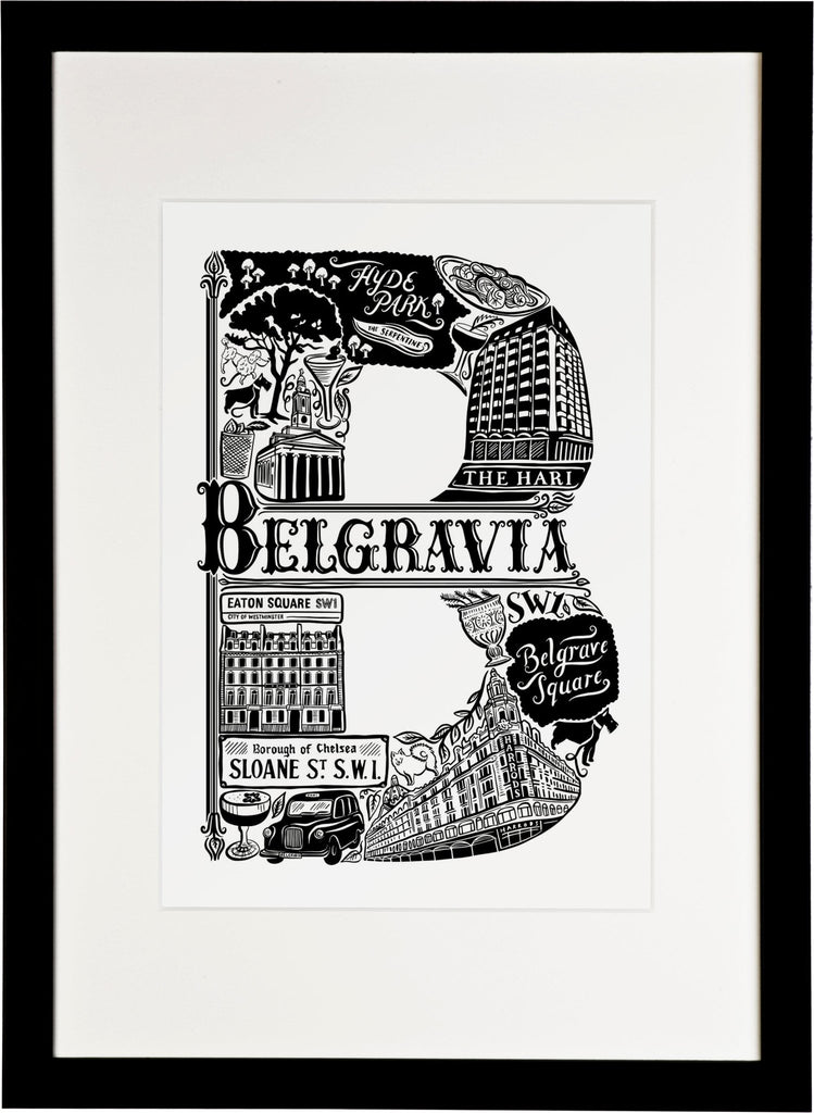 Belgravia Print - Lucy Loves This-U.K City Prints