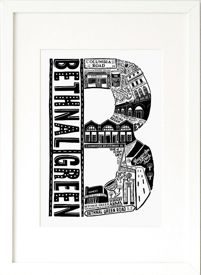 Bethnal Green print - Lucy Loves This-U.K City Prints