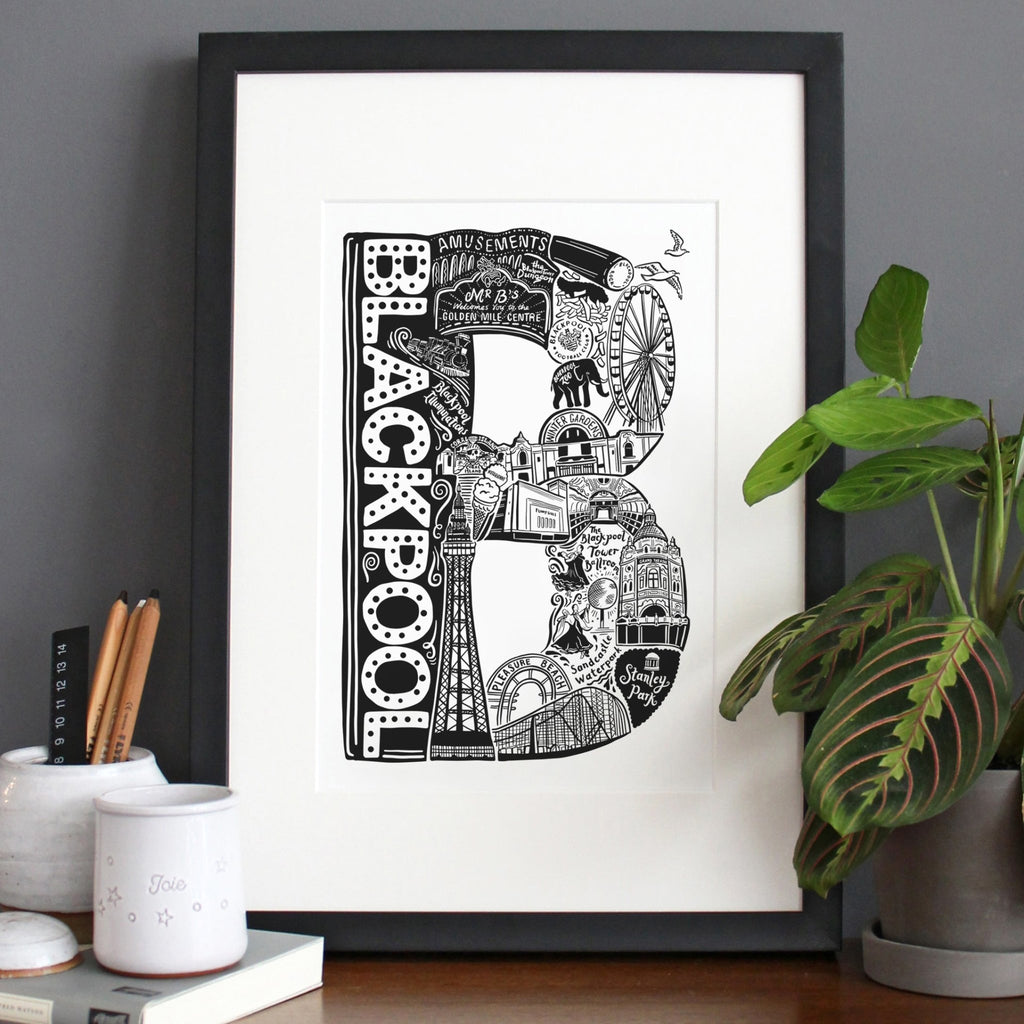 Blackpool Print - Lucy Loves This-U.K City Prints