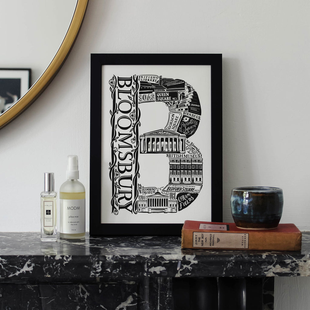 Bloomsbury print - Lucy Loves This-U.K City Prints
