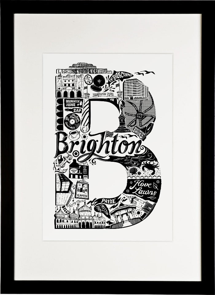 Brighton Print - Lucy Loves This-U.K City Prints