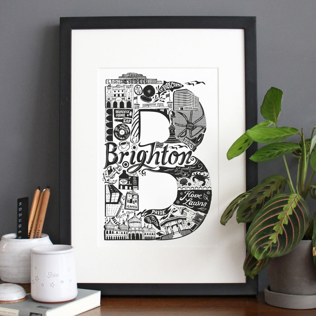 Brighton Print - Lucy Loves This-U.K City Prints