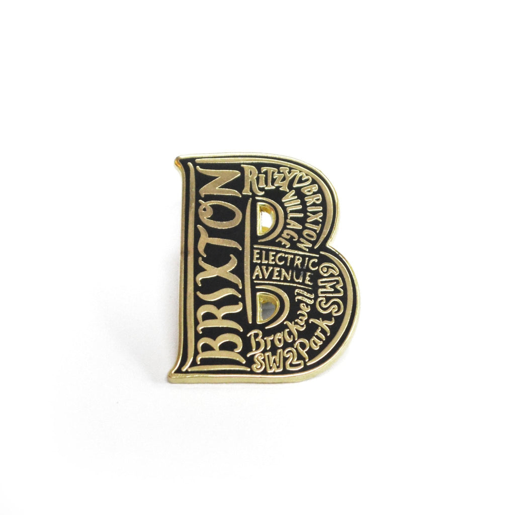 Brixton Enamel Pin Badge - Lucy Loves This-